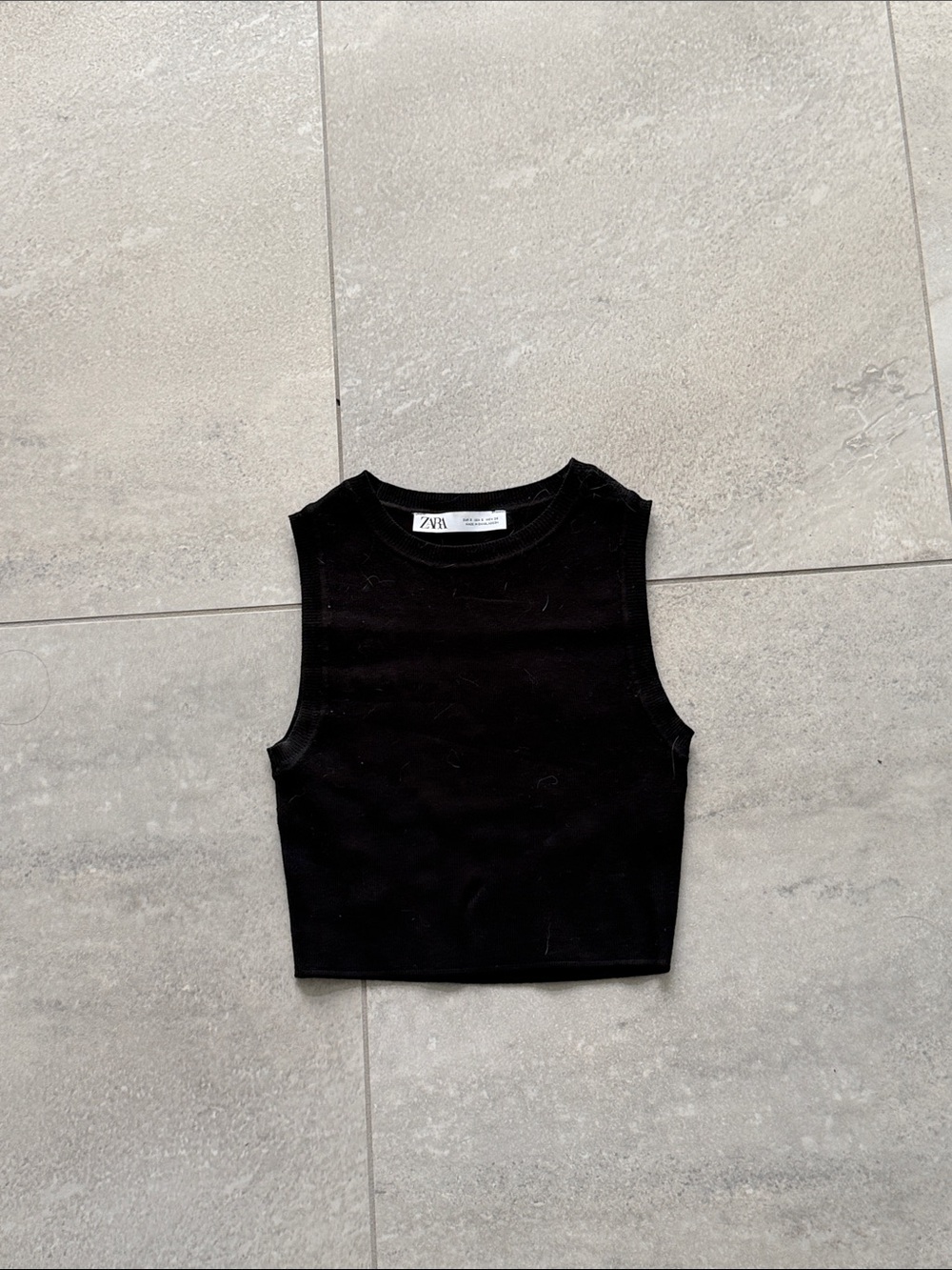 Zara Sleeveless Crop Tank